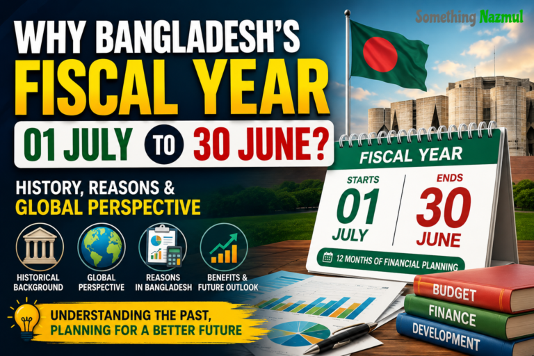 বাংলাদেশের অর্থবছর (Fiscal Year): কেন ১ জুলাই থেকে ৩০ জুন?